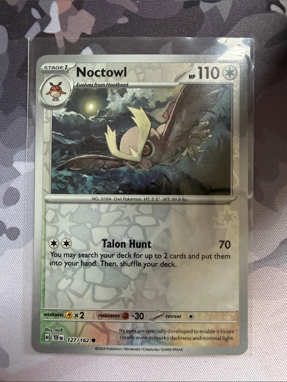 Hoothoot Noctowl Reverse Holo Holo Evolution Pokémon Card Lot TCG ✨5/$25✨
